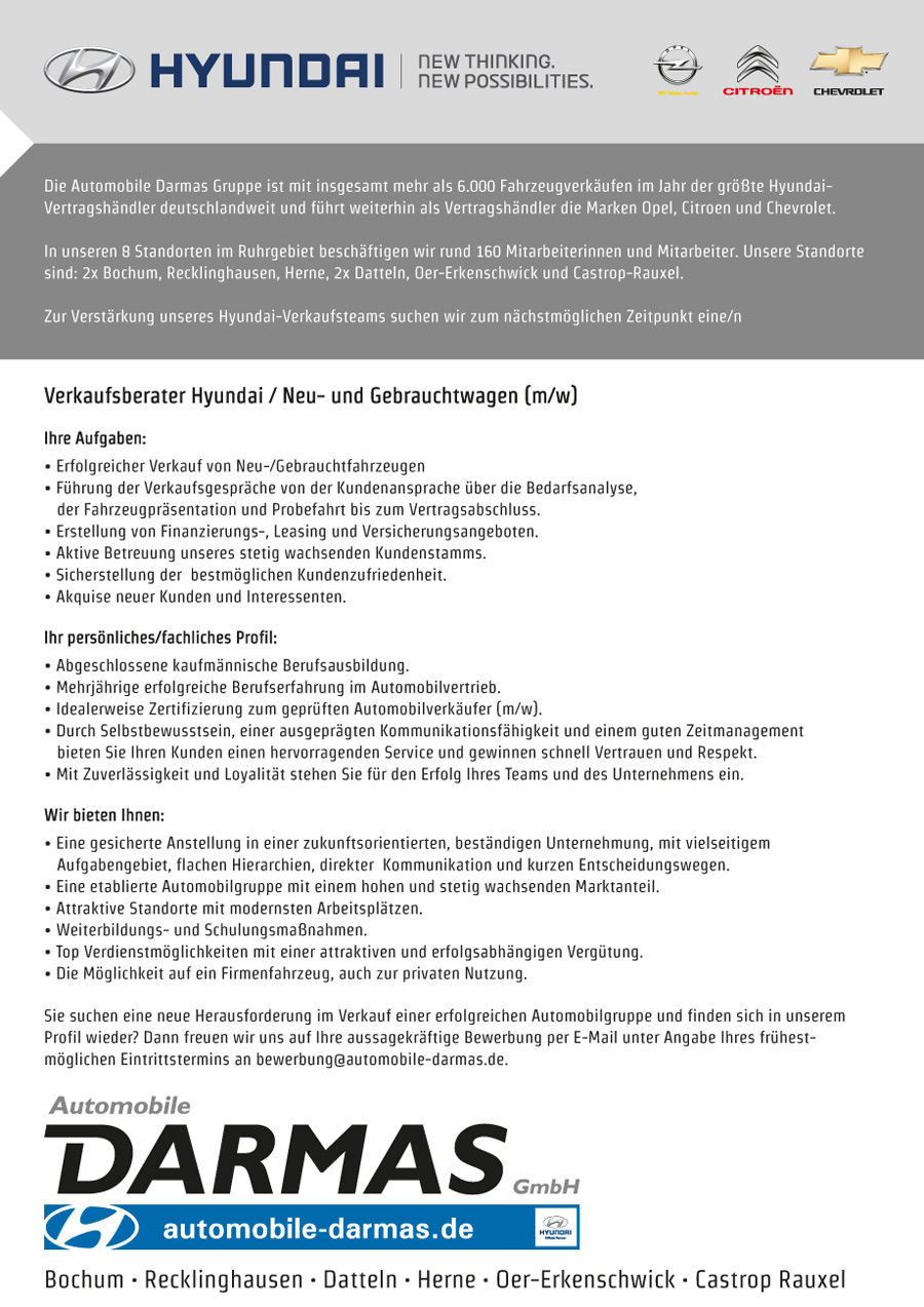 Verkaufsberater Verkaufsberater